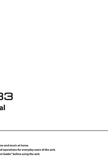 yamaha雅马哈RX-V483 Owner’s Manual